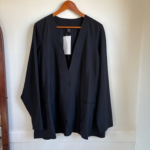 New! Athleta Avenue Blazer Black Womens Size 20 - Picture 2 of 9
